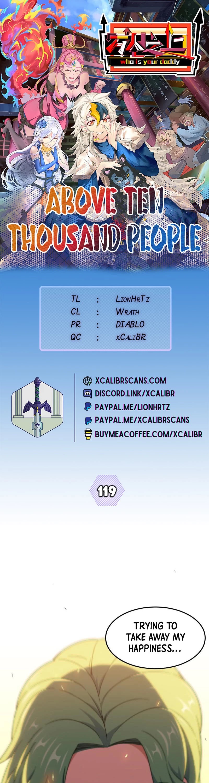 Above Ten Thousand People Chapter 119 page 1 - Chapter 119