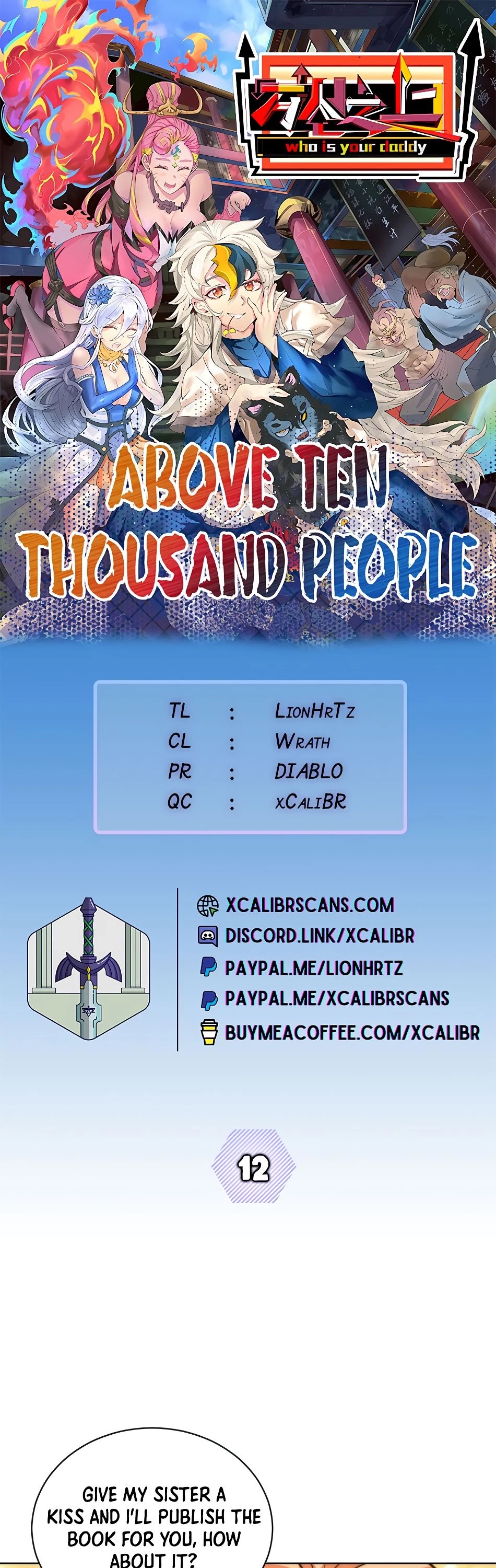 Above Ten Thousand People Chapter 12 page 1 - Chapter 12