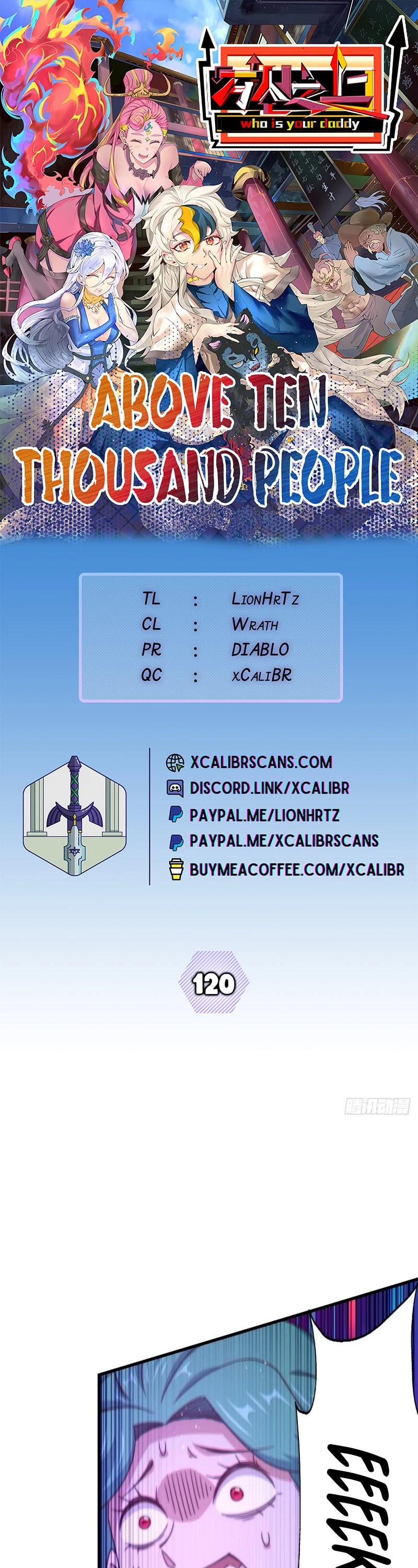 Above Ten Thousand People Chapter 120 page 1 - Chapter 120