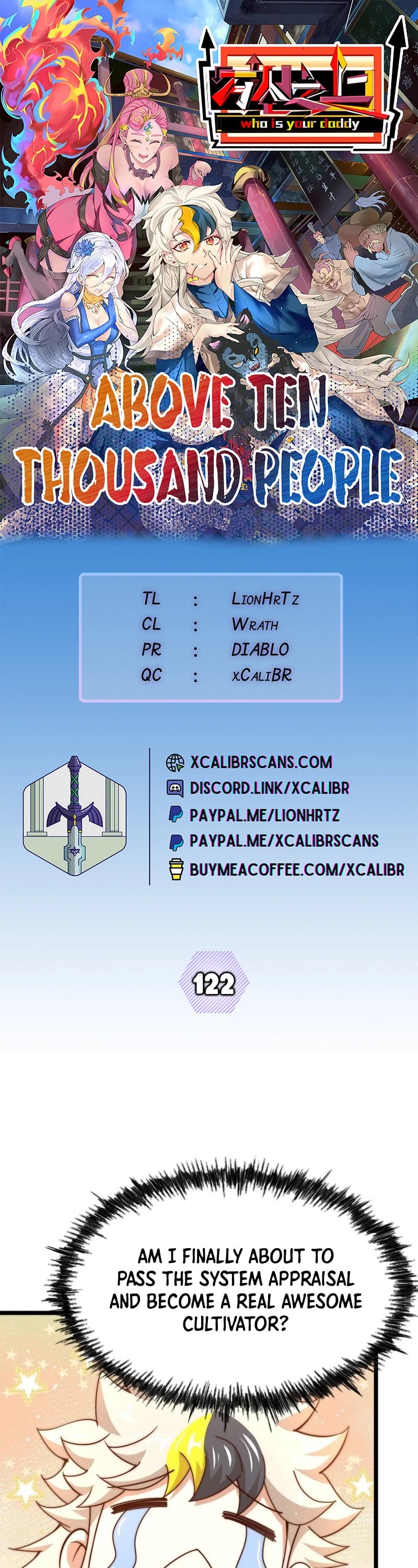 Above Ten Thousand People Chapter 122 page 1 - Chapter 122