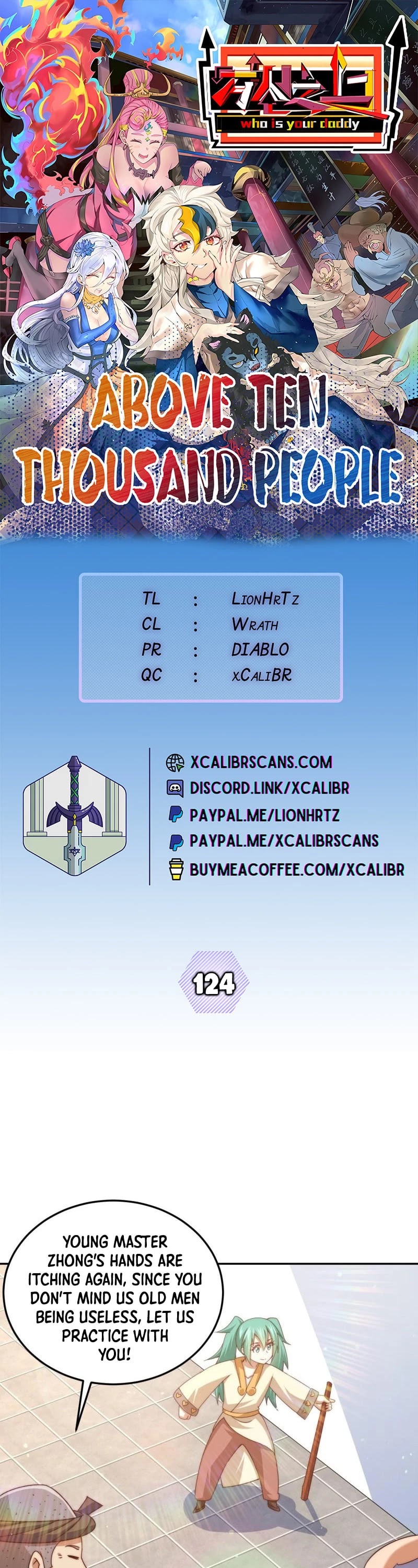 Above Ten Thousand People Chapter 124 page 1 - Chapter 124