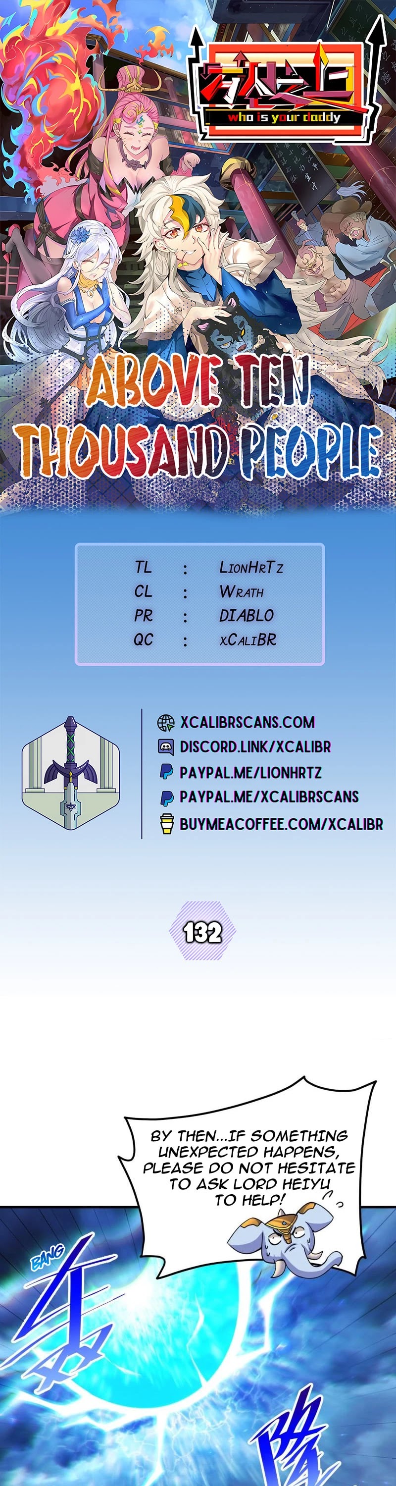 Above Ten Thousand People Chapter 132 page 1 - Chapter 132