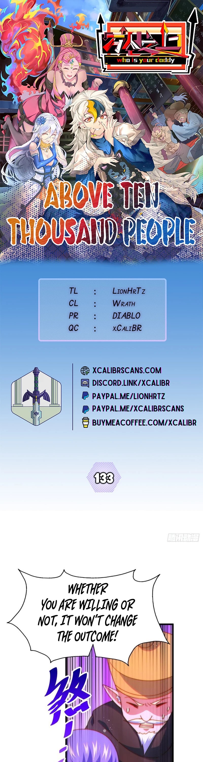 Above Ten Thousand People Chapter 133 page 1 - Chapter 133