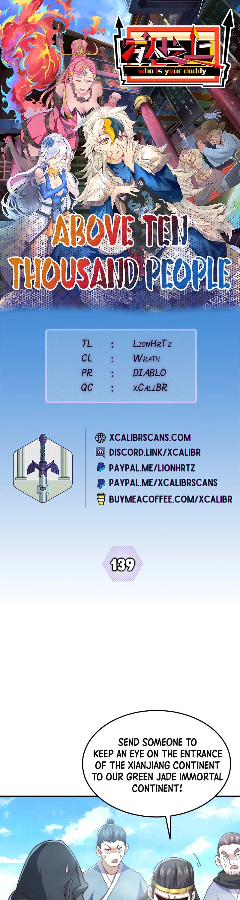 Above Ten Thousand People Chapter 139 page 1 - Chapter 139