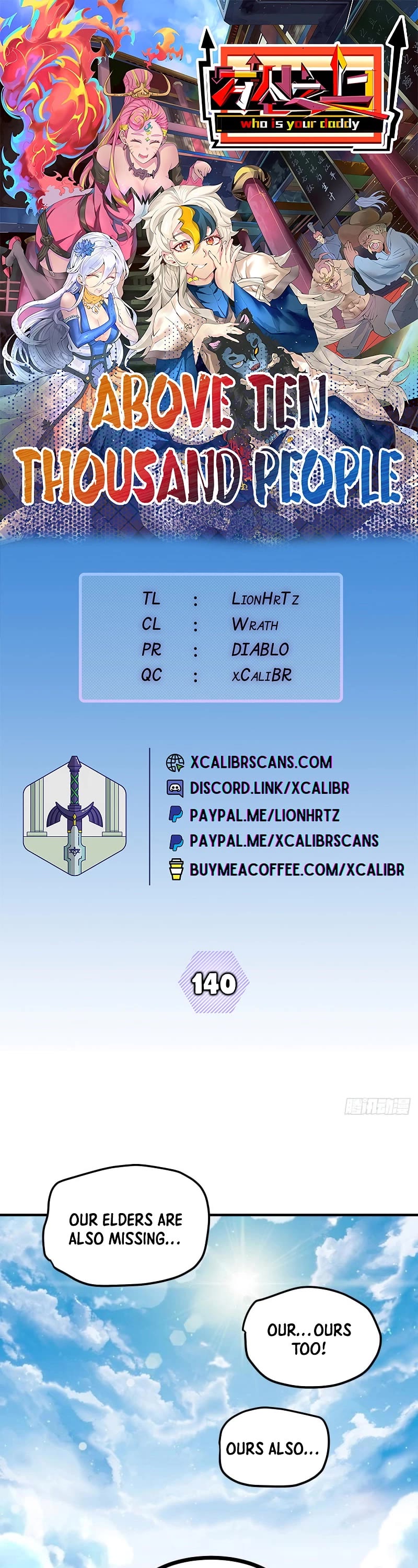 Above Ten Thousand People Chapter 140 page 1 - Chapter 140