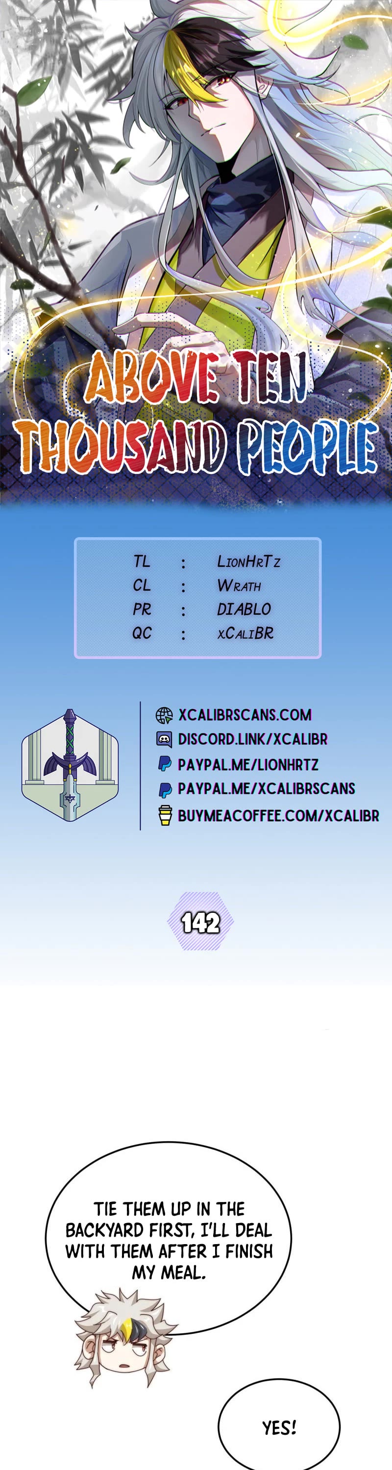 Above Ten Thousand People Chapter 142 page 1 - Chapter 142