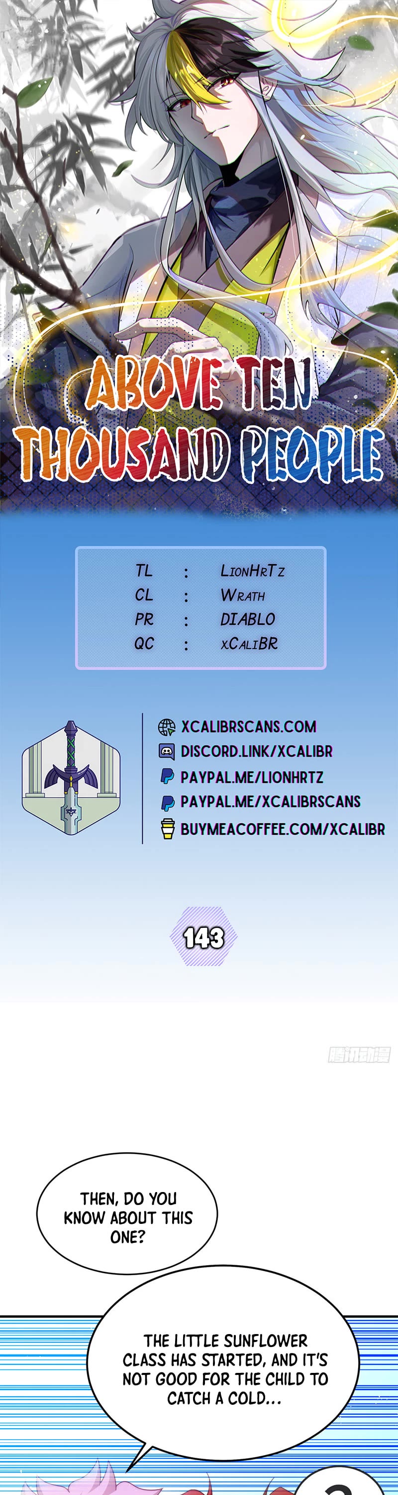 Above Ten Thousand People Chapter 143 page 1 - Chapter 143
