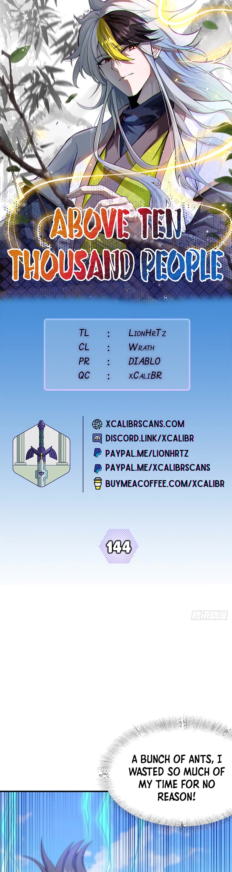 Above Ten Thousand People Chapter 144 page 1 - Chapter 144