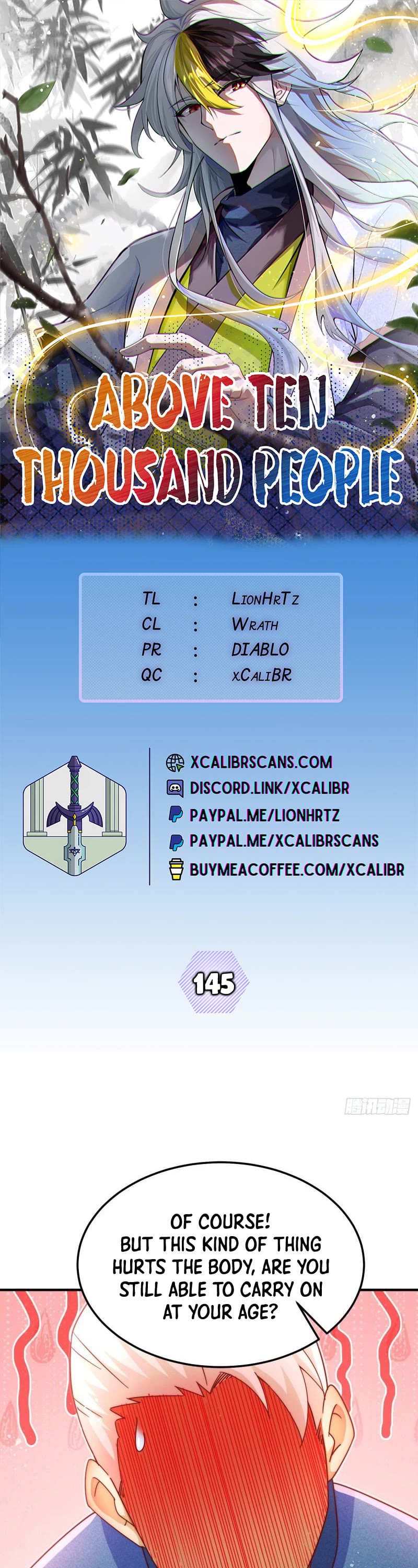 Above Ten Thousand People Chapter 145 page 1 - Chapter 145