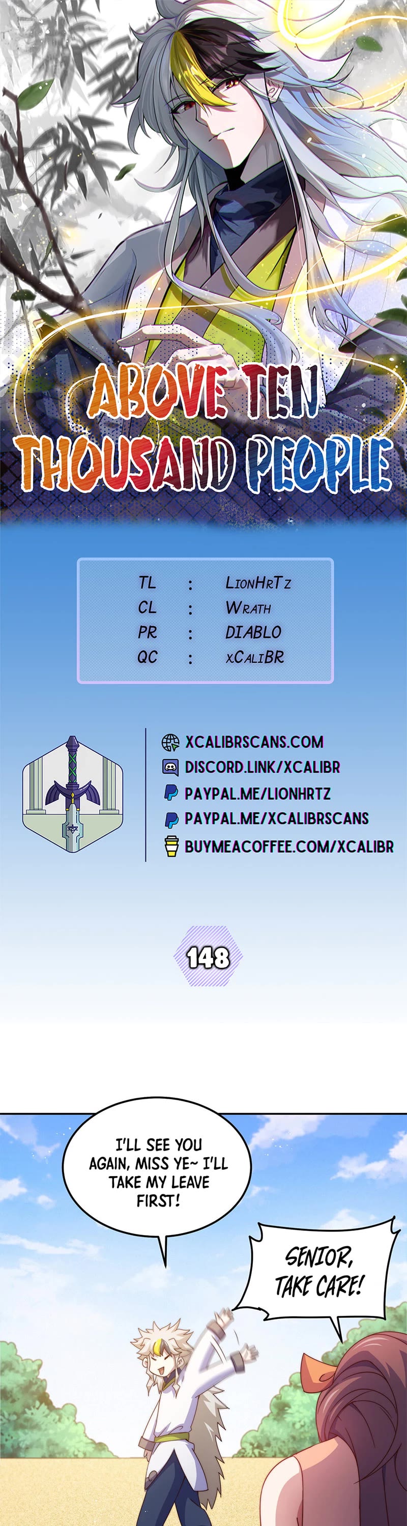 Above Ten Thousand People Chapter 148 page 1 - Chapter 148