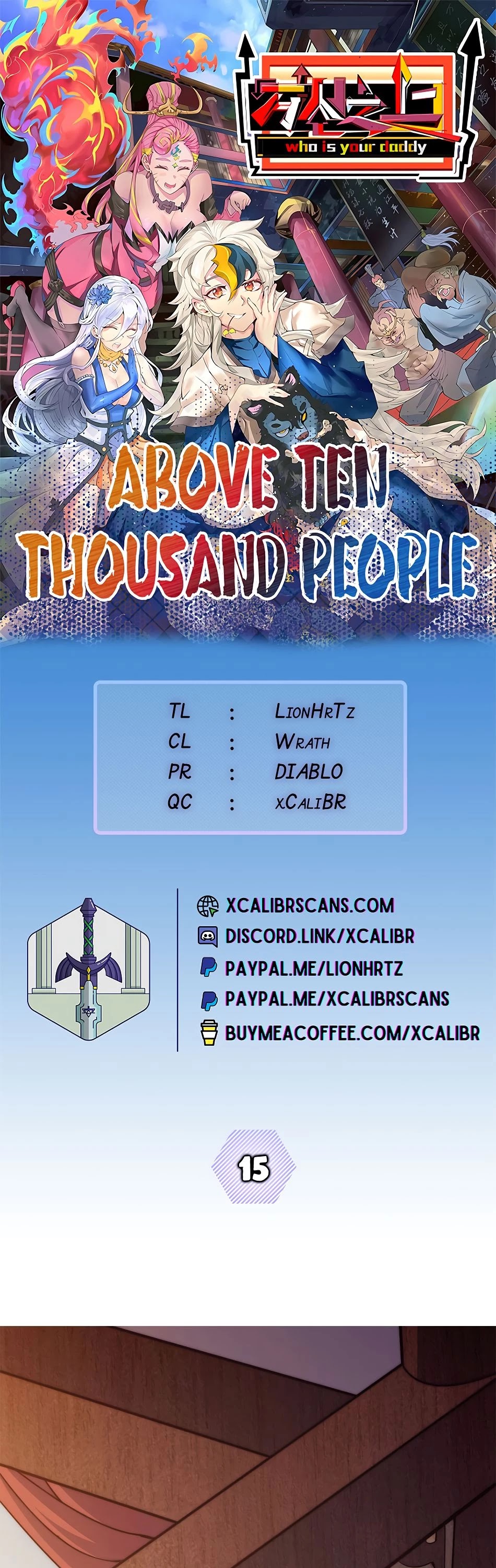 Above Ten Thousand People Chapter 15 page 1 - Chapter 15