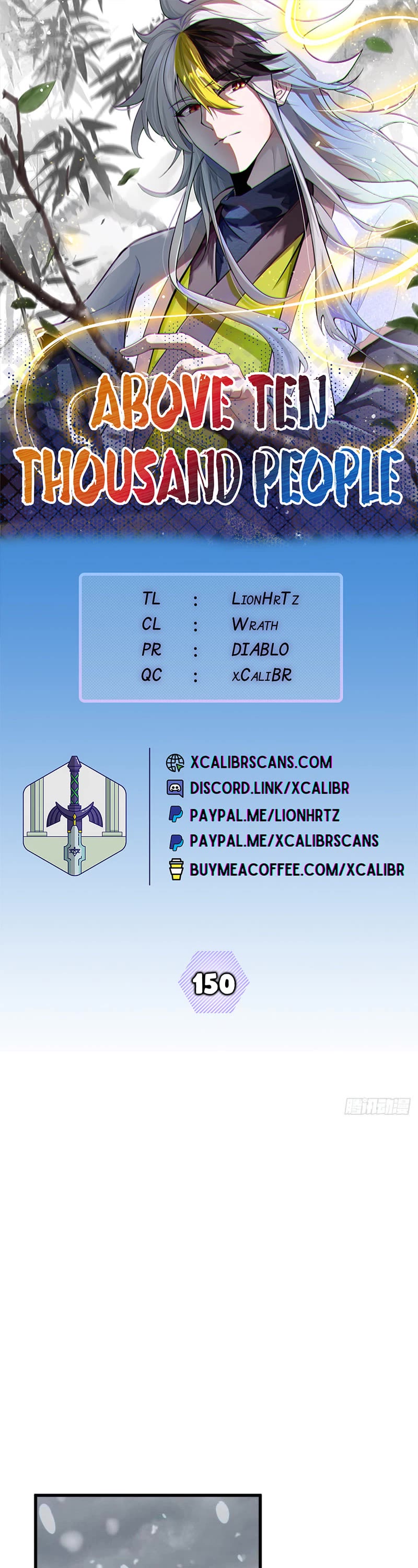 Above Ten Thousand People Chapter 150 page 1 - Chapter 150