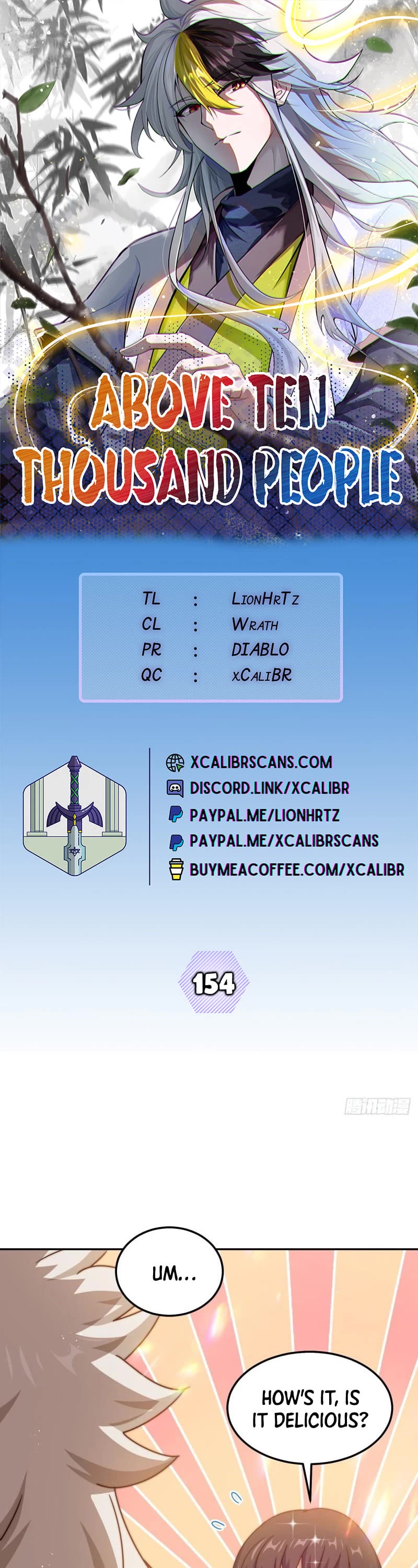 Above Ten Thousand People Chapter 154 page 1 - Chapter 154