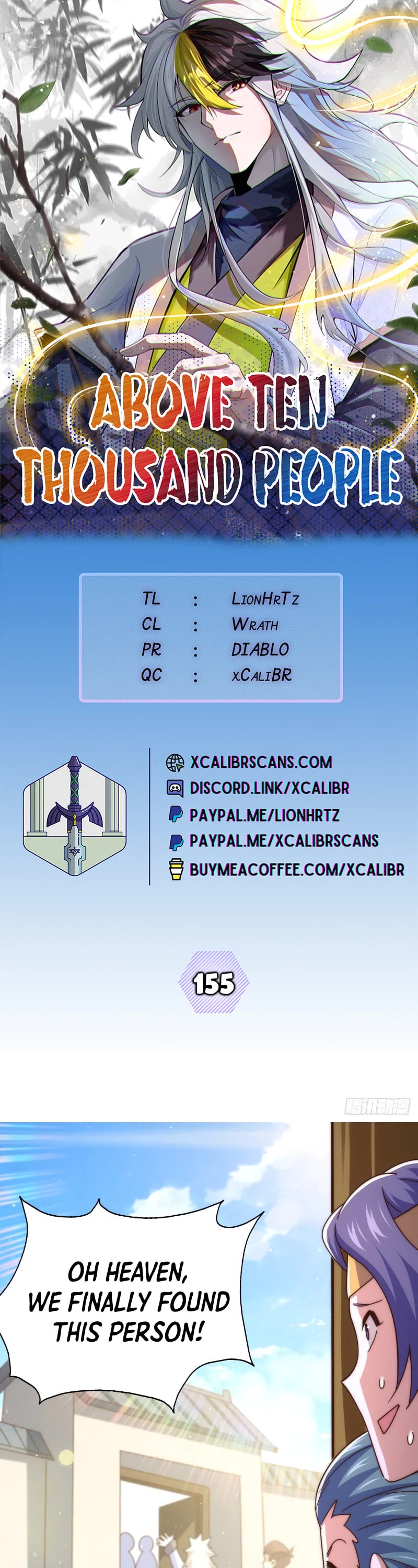 Above Ten Thousand People Chapter 155 page 1 - Chapter 155