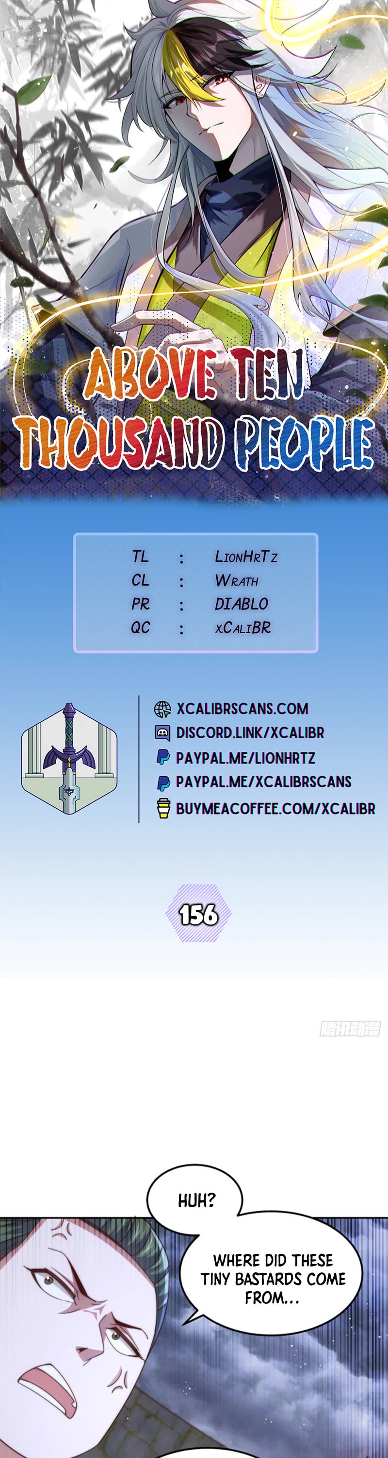 Above Ten Thousand People Chapter 156 page 1 - Chapter 156