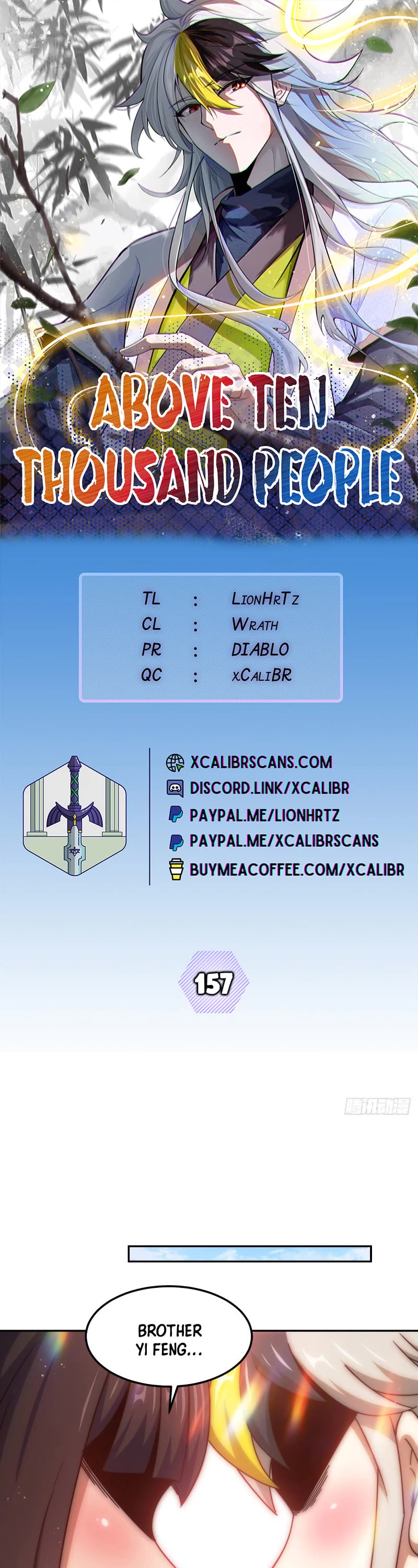 Above Ten Thousand People Chapter 157 page 1 - Chapter 157