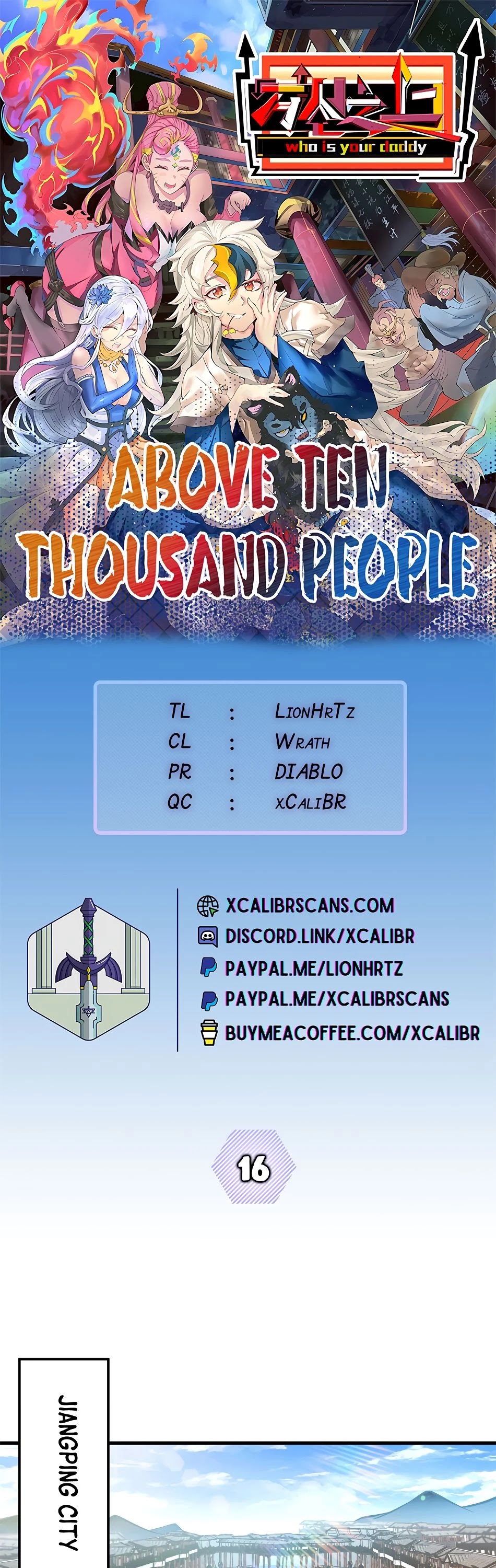 Above Ten Thousand People Chapter 16 page 1 - Chapter 16