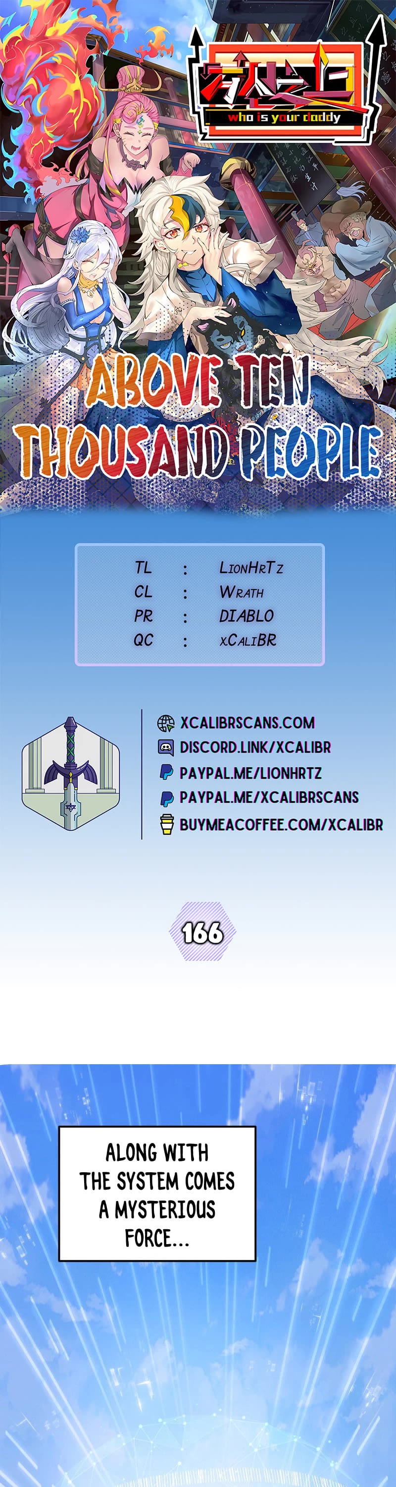 Above Ten Thousand People Chapter 166 page 1 - Chapter 166