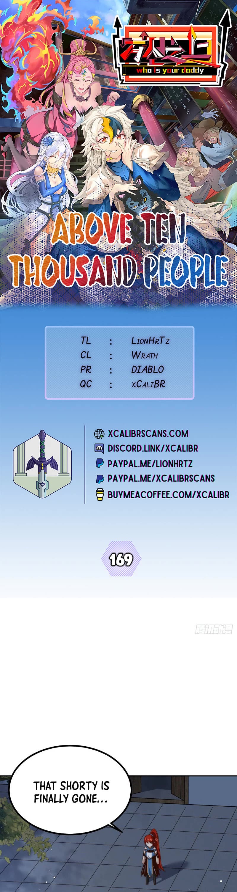 Above Ten Thousand People Chapter 169 page 1 - Chapter 169