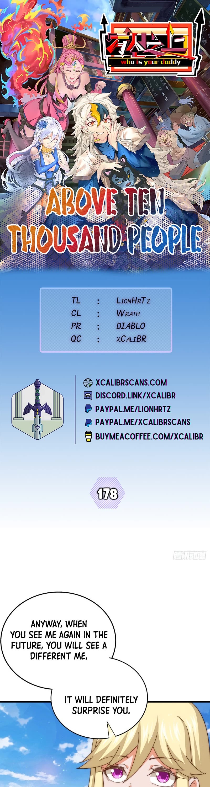 Above Ten Thousand People Chapter 178 page 1 - Chapter 178