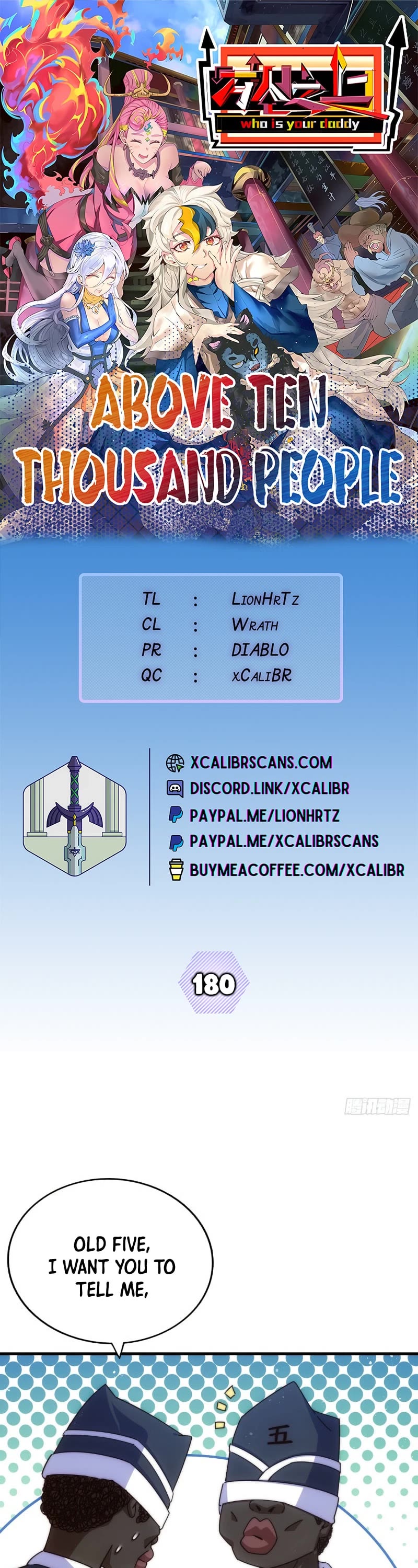 Above Ten Thousand People Chapter 180 page 1 - Chapter 180