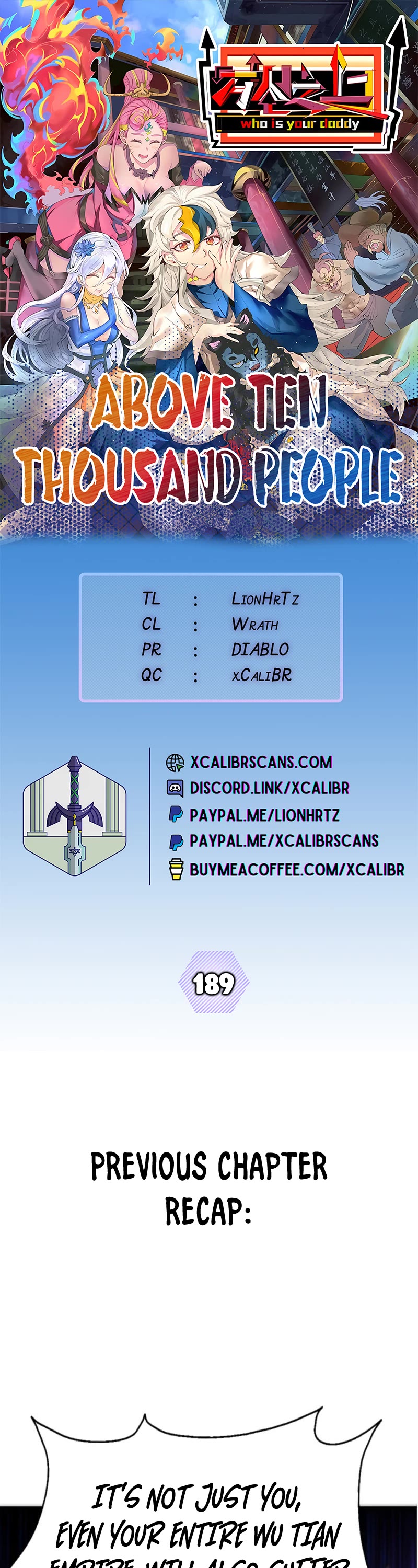 Above Ten Thousand People Chapter 189 page 1 - Chapter 189