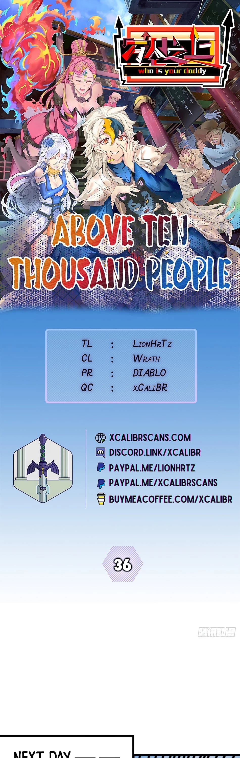 Above Ten Thousand People Chapter 36 page 1 - Chapter 36
