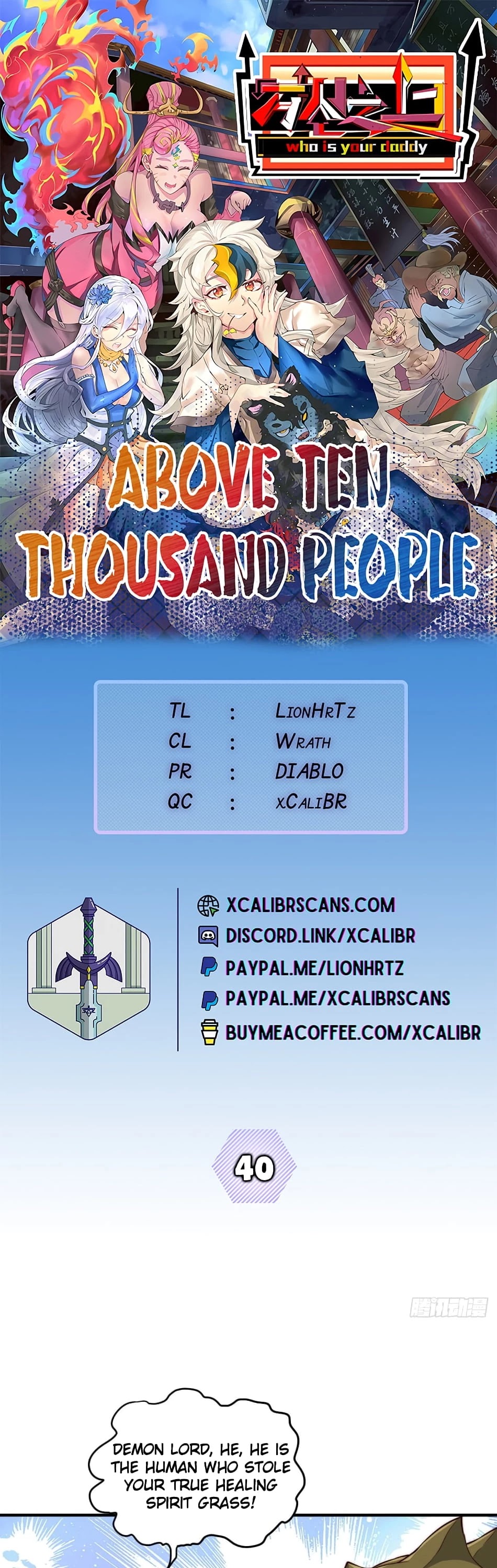 Above Ten Thousand People Chapter 40 page 1 - Chapter 40