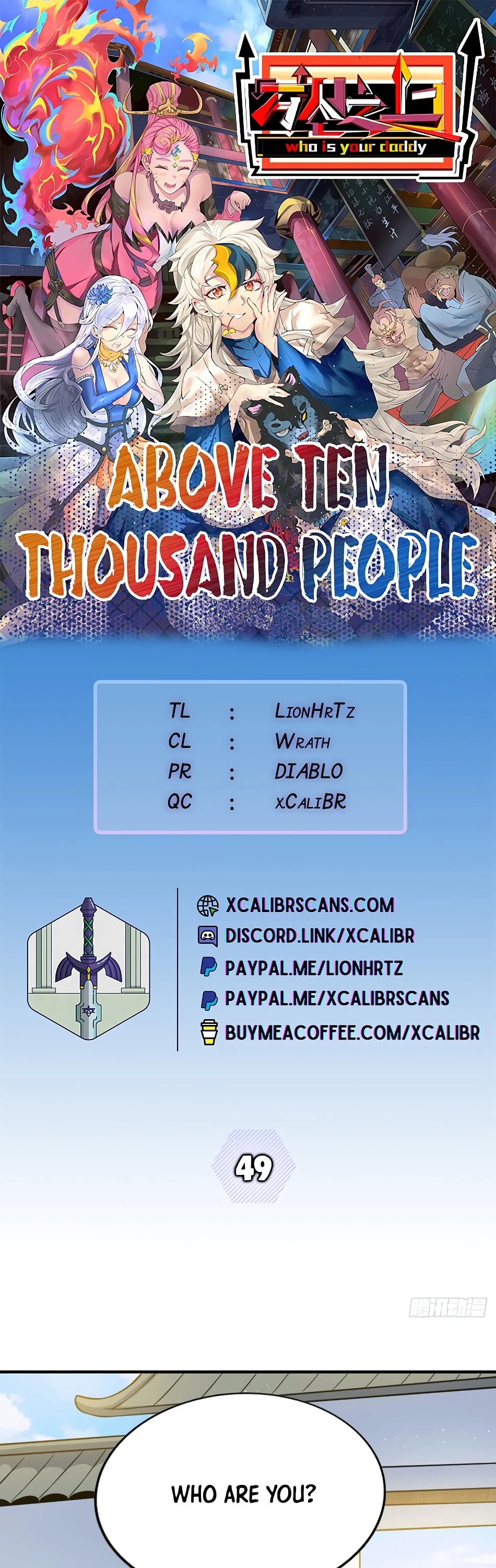 Above Ten Thousand People Chapter 49 page 1 - Chapter 49 Fixed