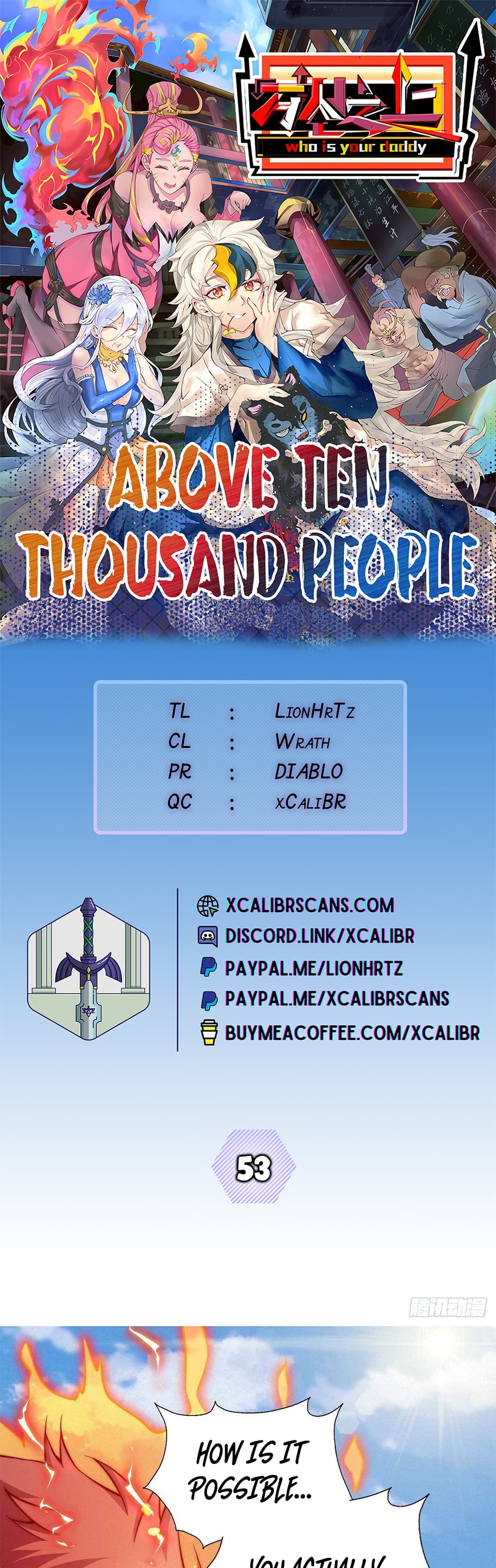 Above Ten Thousand People Chapter 53 page 1 - Chapter 53