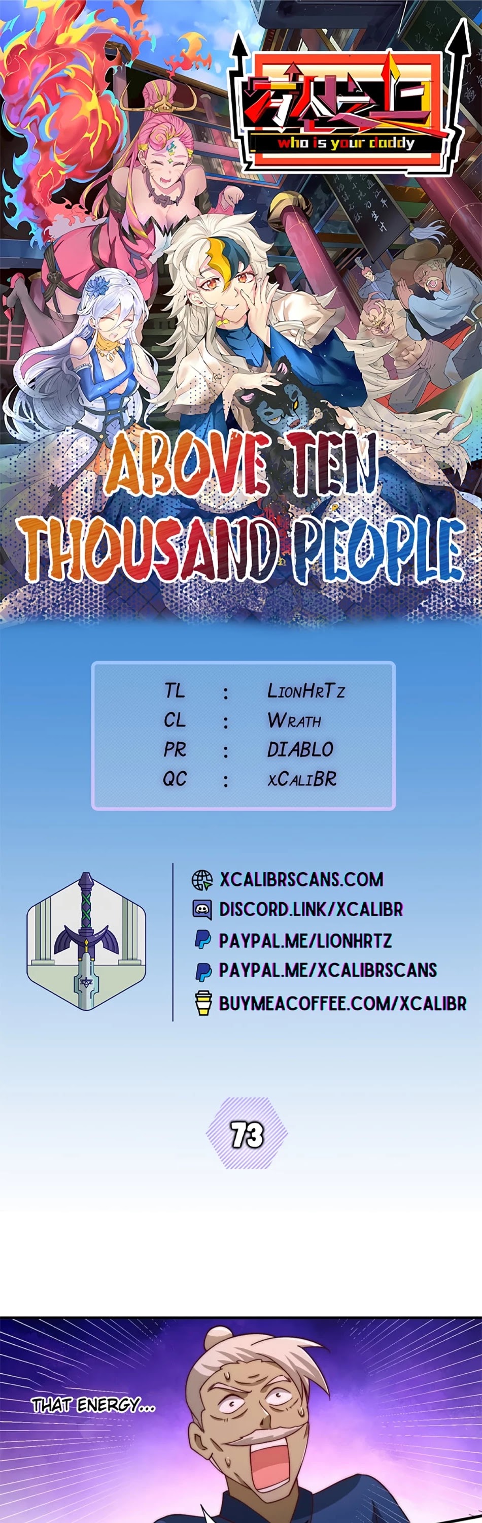 Above Ten Thousand People Chapter 73 page 1 - Chapter 73