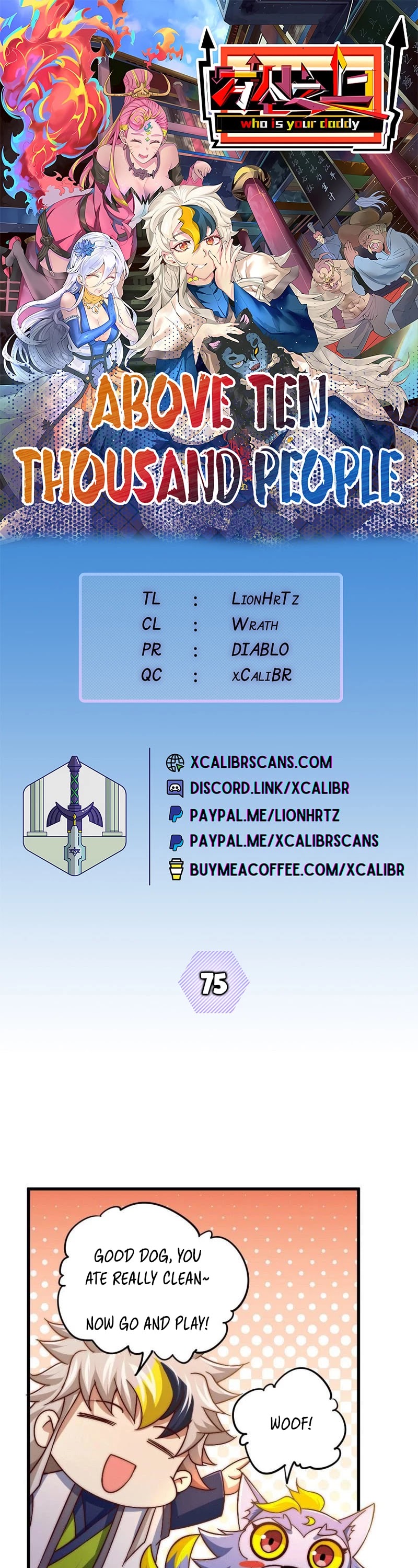 Above Ten Thousand People Chapter 75 page 1 - Chapter 75