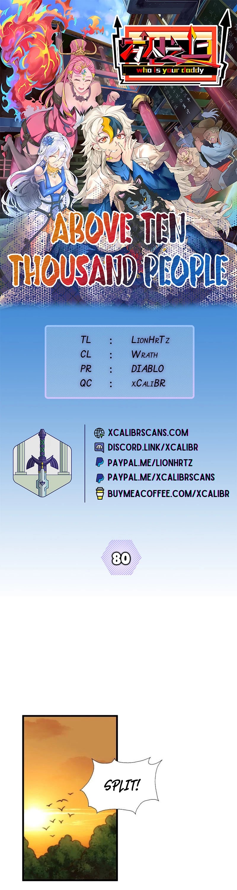 Above Ten Thousand People Chapter 81 page 1 - Chapter 81
