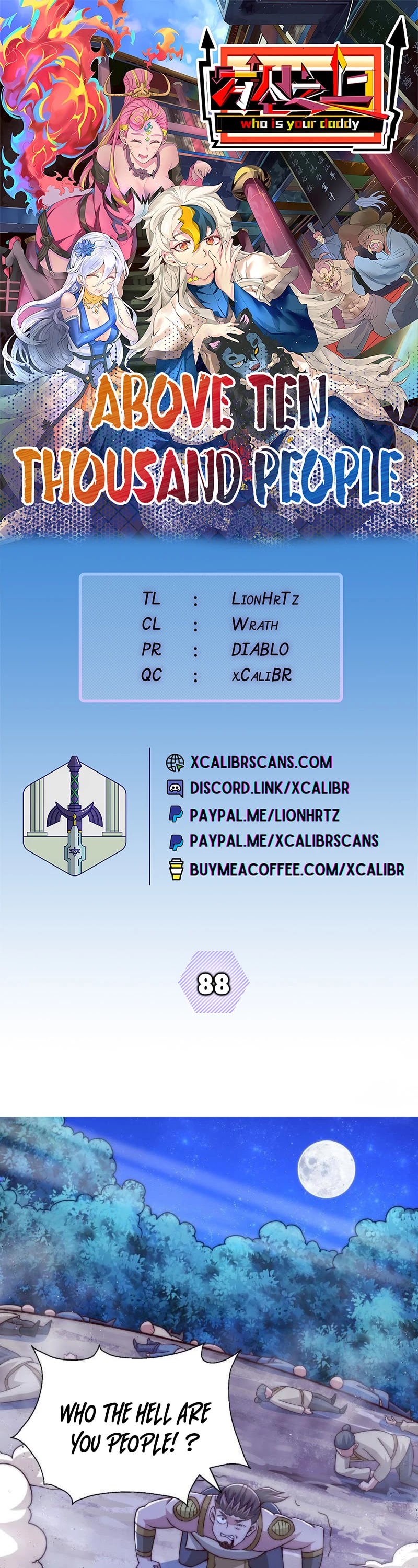 Above Ten Thousand People Chapter 88 page 1 - Chapter 88
