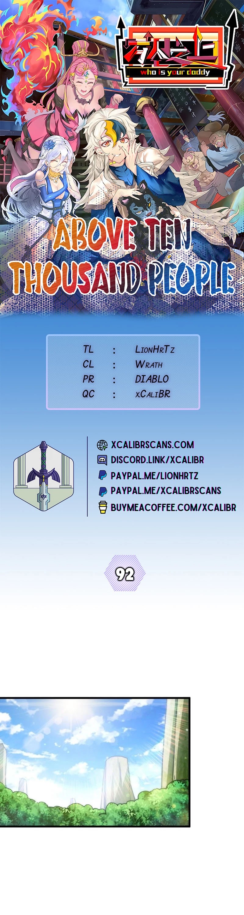 Above Ten Thousand People Chapter 92 page 1 - Chapter 92