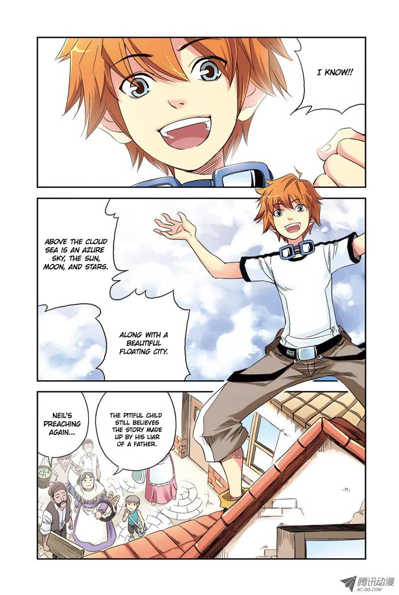 Above the Cloud Sea Chapter 1.1 page 4 - Chapter 1.1: Falling from the Sky (1)