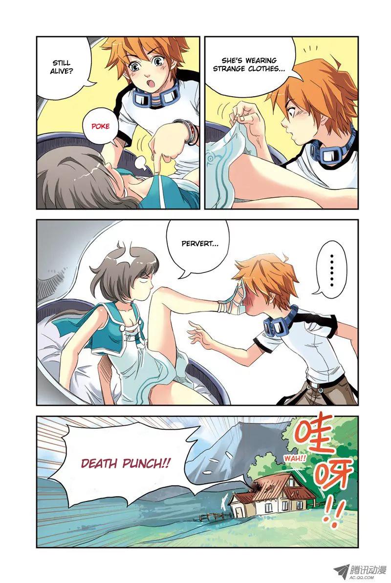 Above the Cloud Sea Chapter 1.2 page 6 - Chapter 1.2: Falling from the Sky (2)