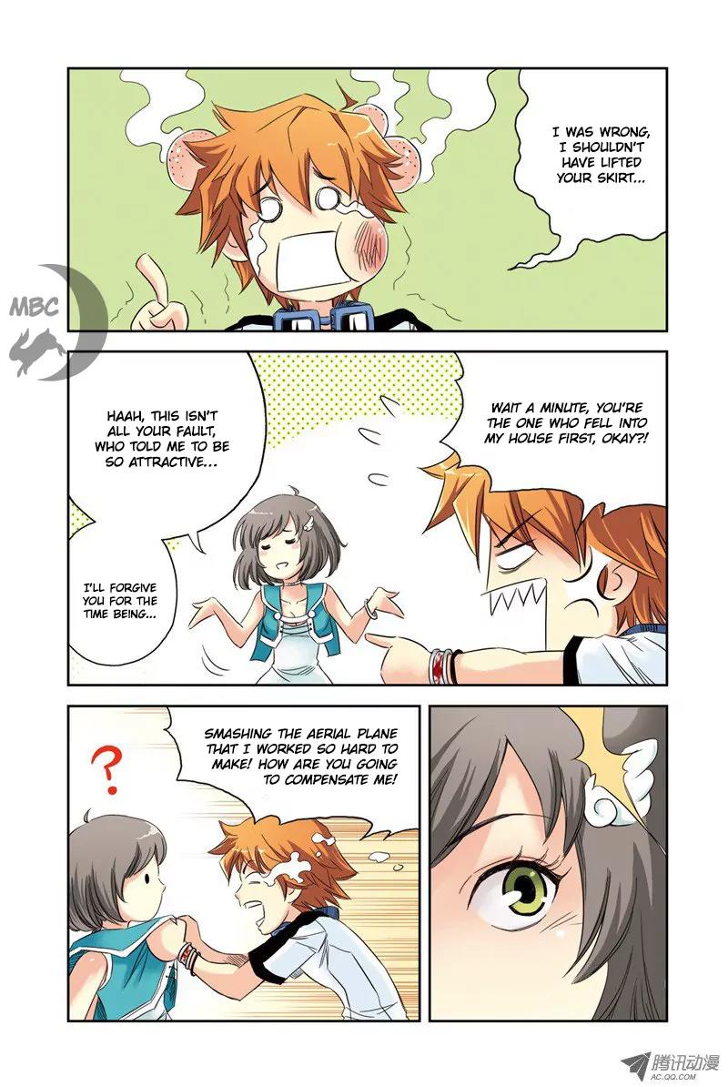 Above the Cloud Sea Chapter 1.2 page 7 - Chapter 1.2: Falling from the Sky (2)