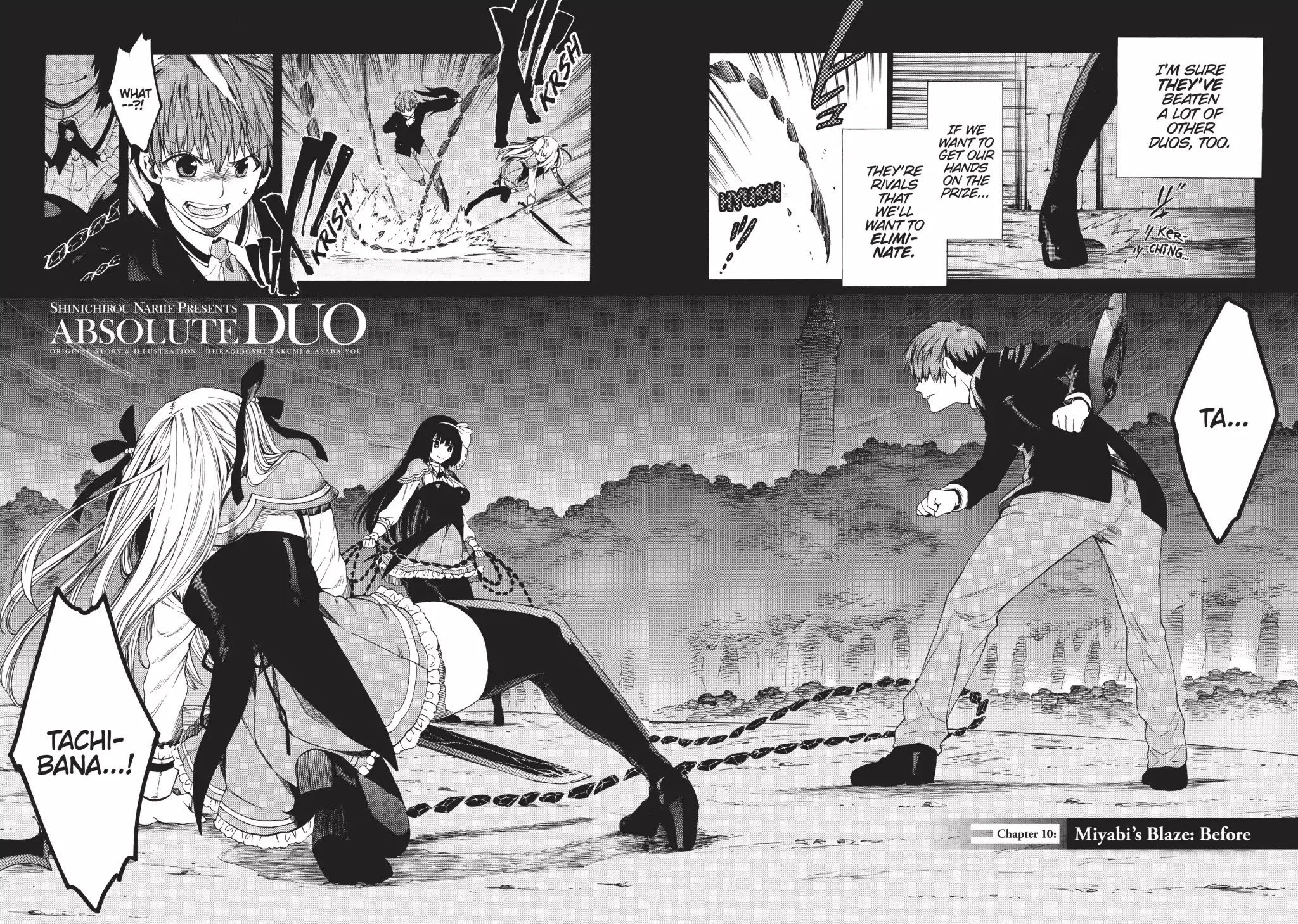 Absolute Duo Chapter 10 page 3 - Chapter 10: Miyabi's Blaze: Before