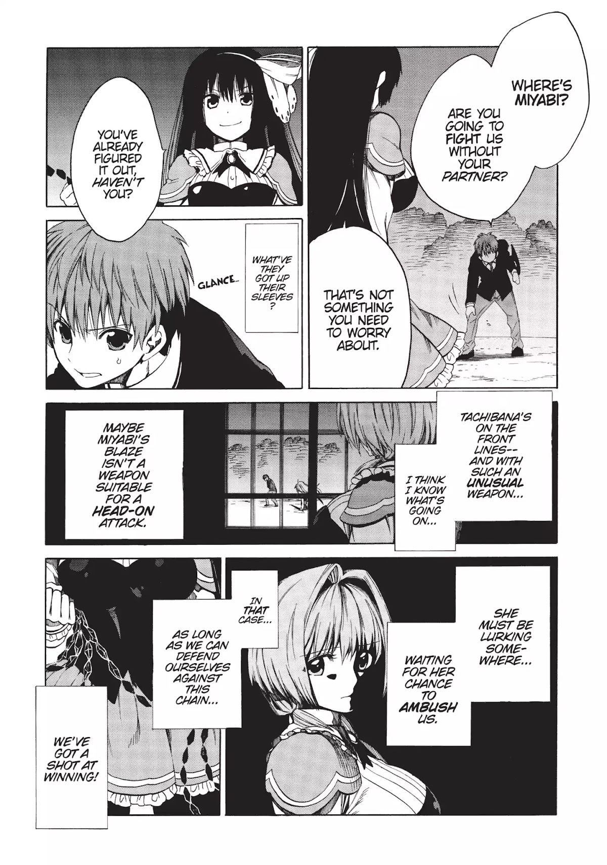 Absolute Duo Chapter 10 page 9 - Chapter 10: Miyabi's Blaze: Before
