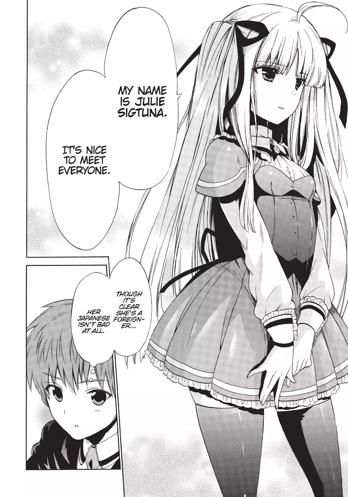 Absolute Duo Chapter 3 page 17 - Chapter 3: I'm Interested In You