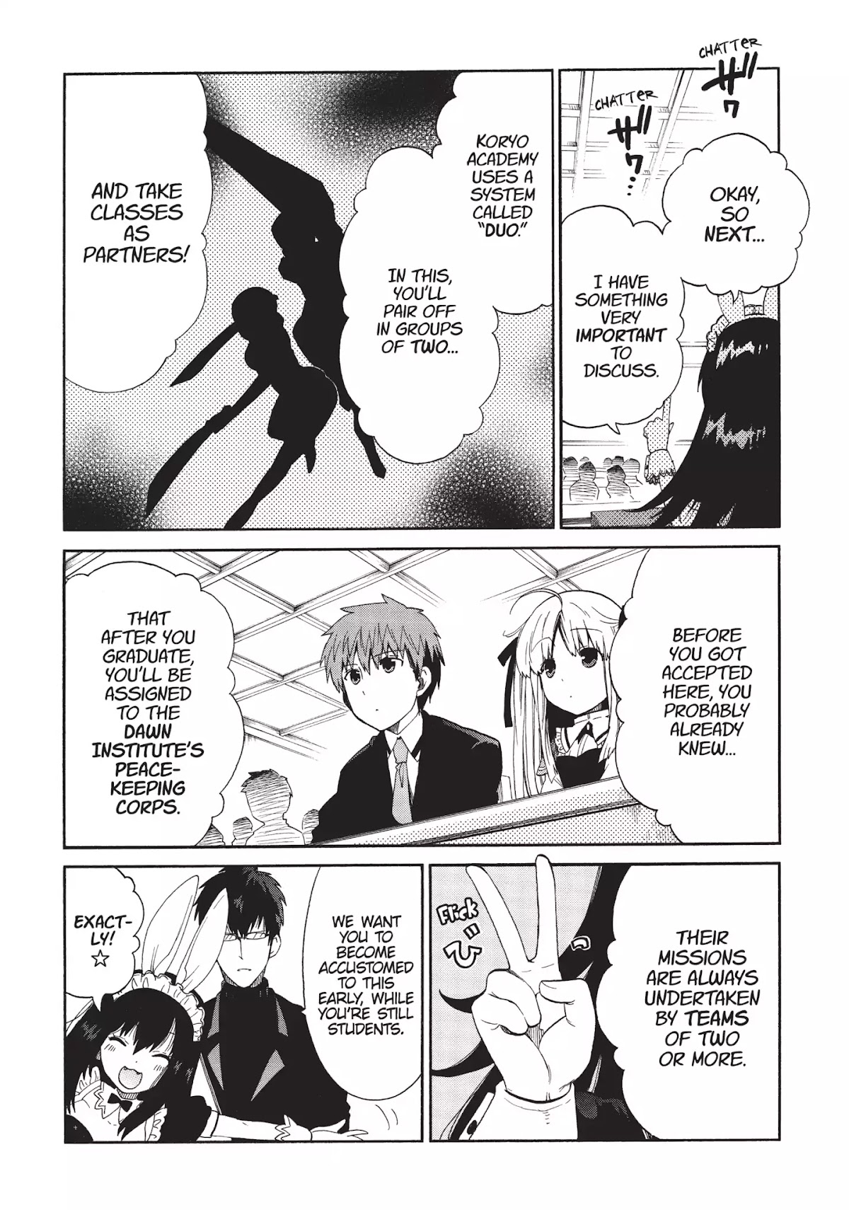 Absolute Duo Chapter 3 page 18 - Chapter 3: I'm Interested In You