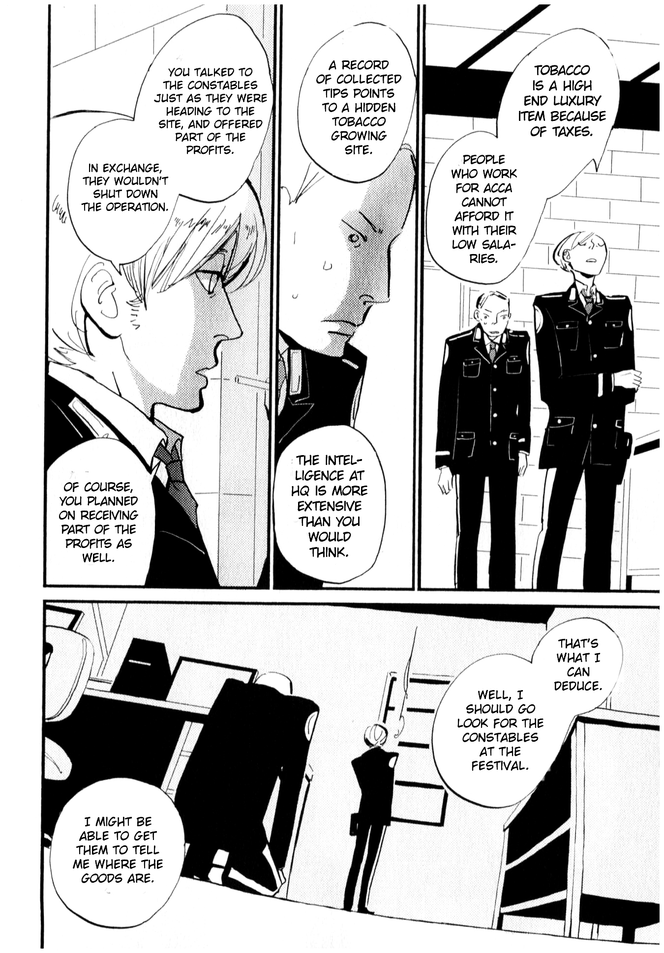 ACCA - 13-ku Kansatsuka Chapter 1 page 50 - Chapter 1 : A Cigarette at Famas