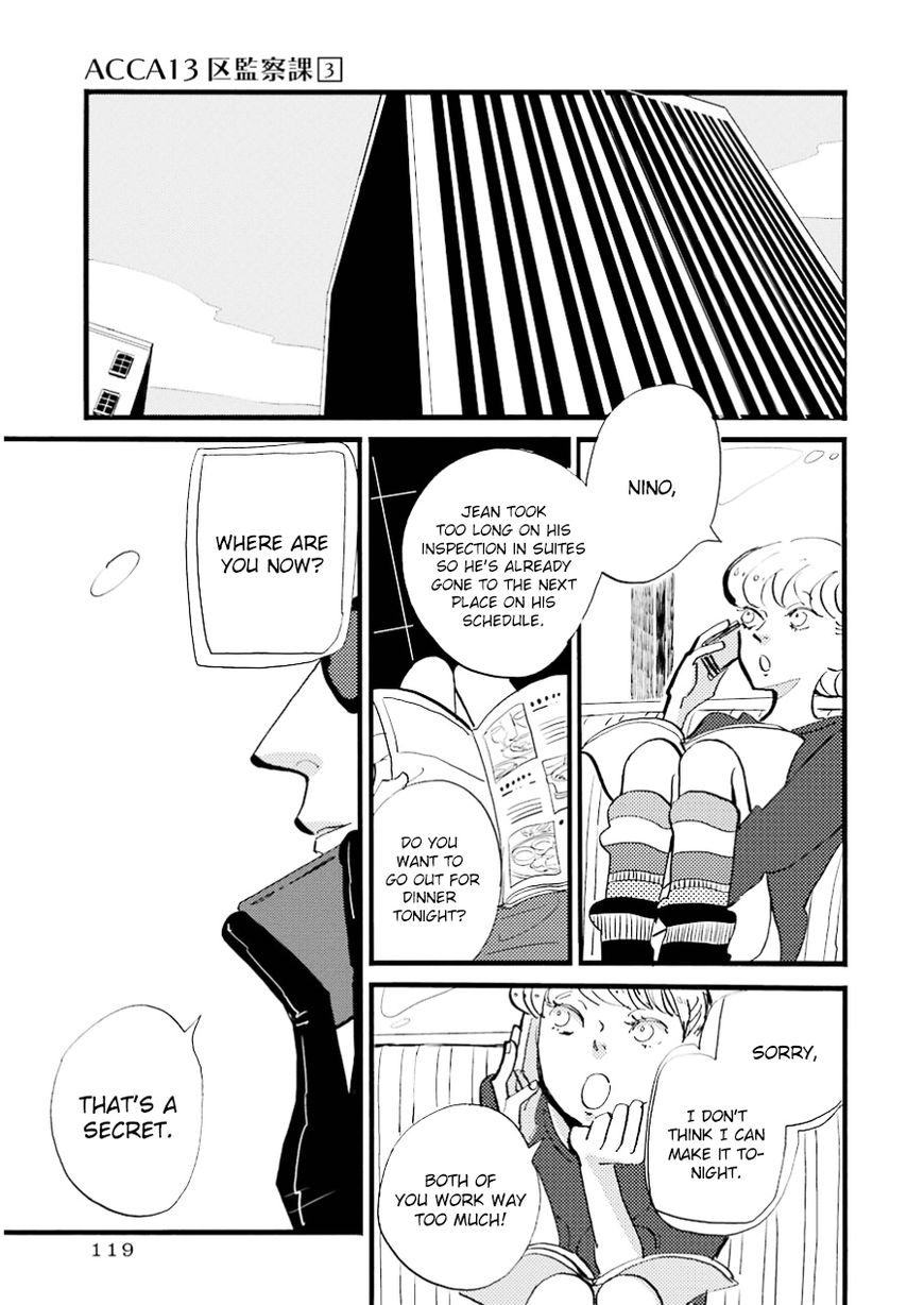 ACCA - 13-ku Kansatsuka Chapter 15 page 22 - Chapter 15 : A Clue Found in Bardon