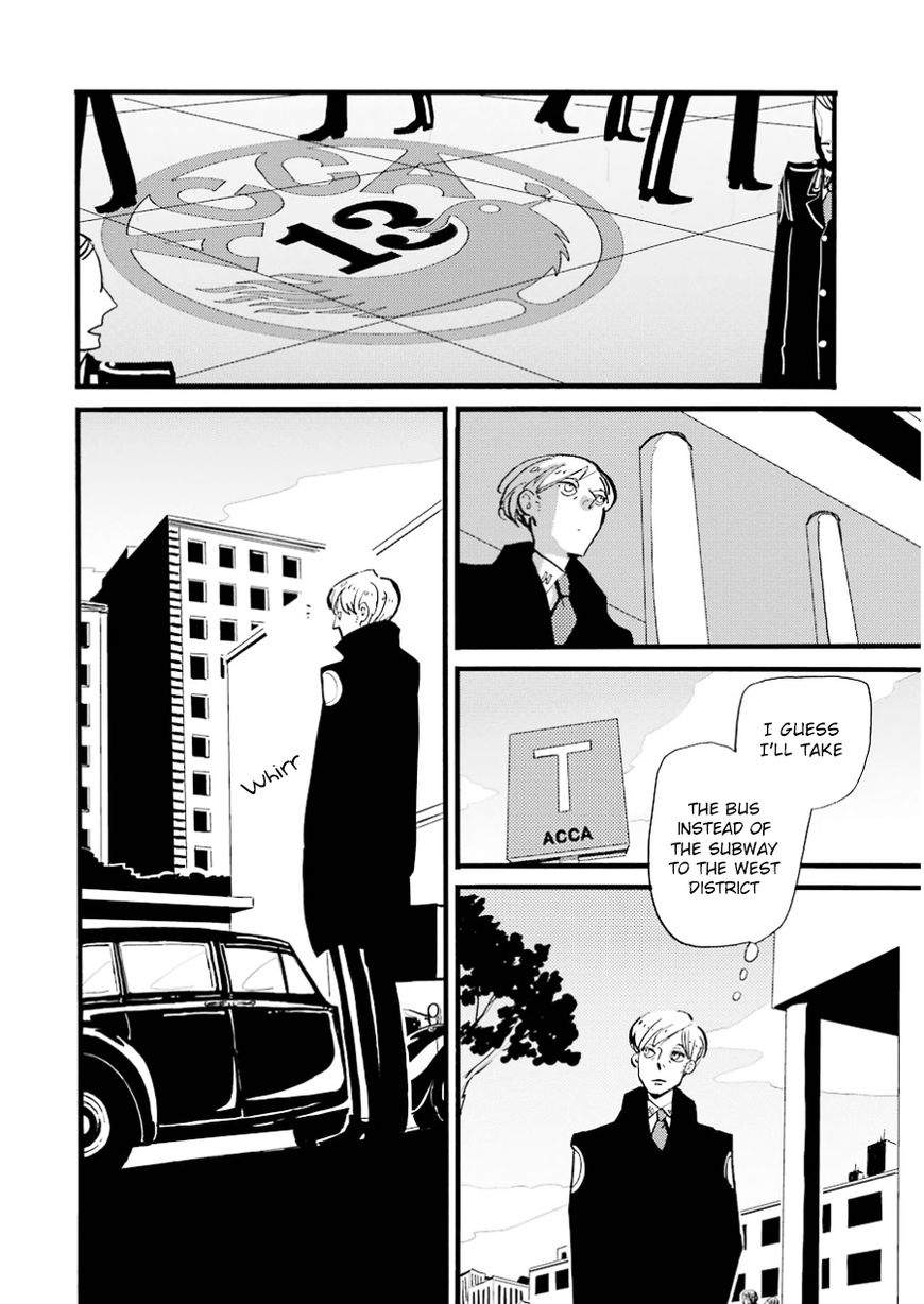 ACCA - 13-ku Kansatsuka Chapter 15 page 9 - Chapter 15 : A Clue Found in Bardon