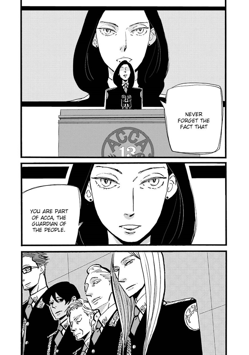 ACCA - 13-ku Kansatsuka Chapter 19 page 3 - Chapter 19 : The Reason for the Service at Halei