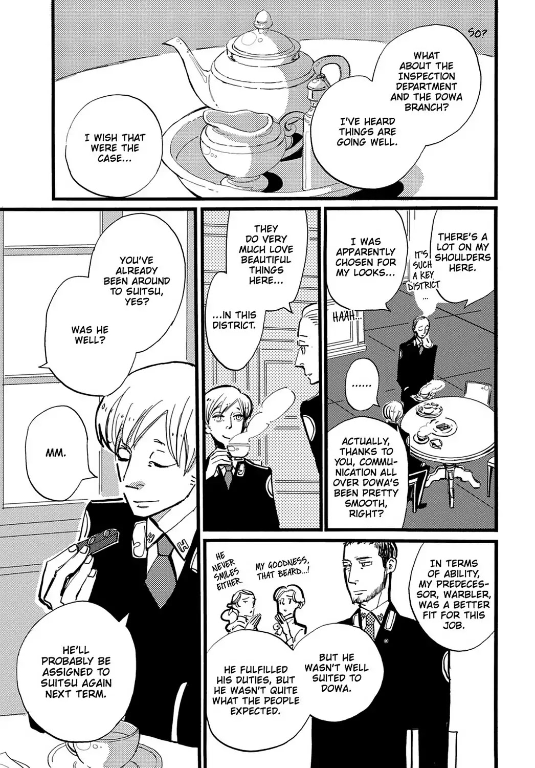 ACCA - 13-ku Kansatsuka Chapter 20 page 18 - Chapter 20: Considering the Coup d'Etat in Dowa