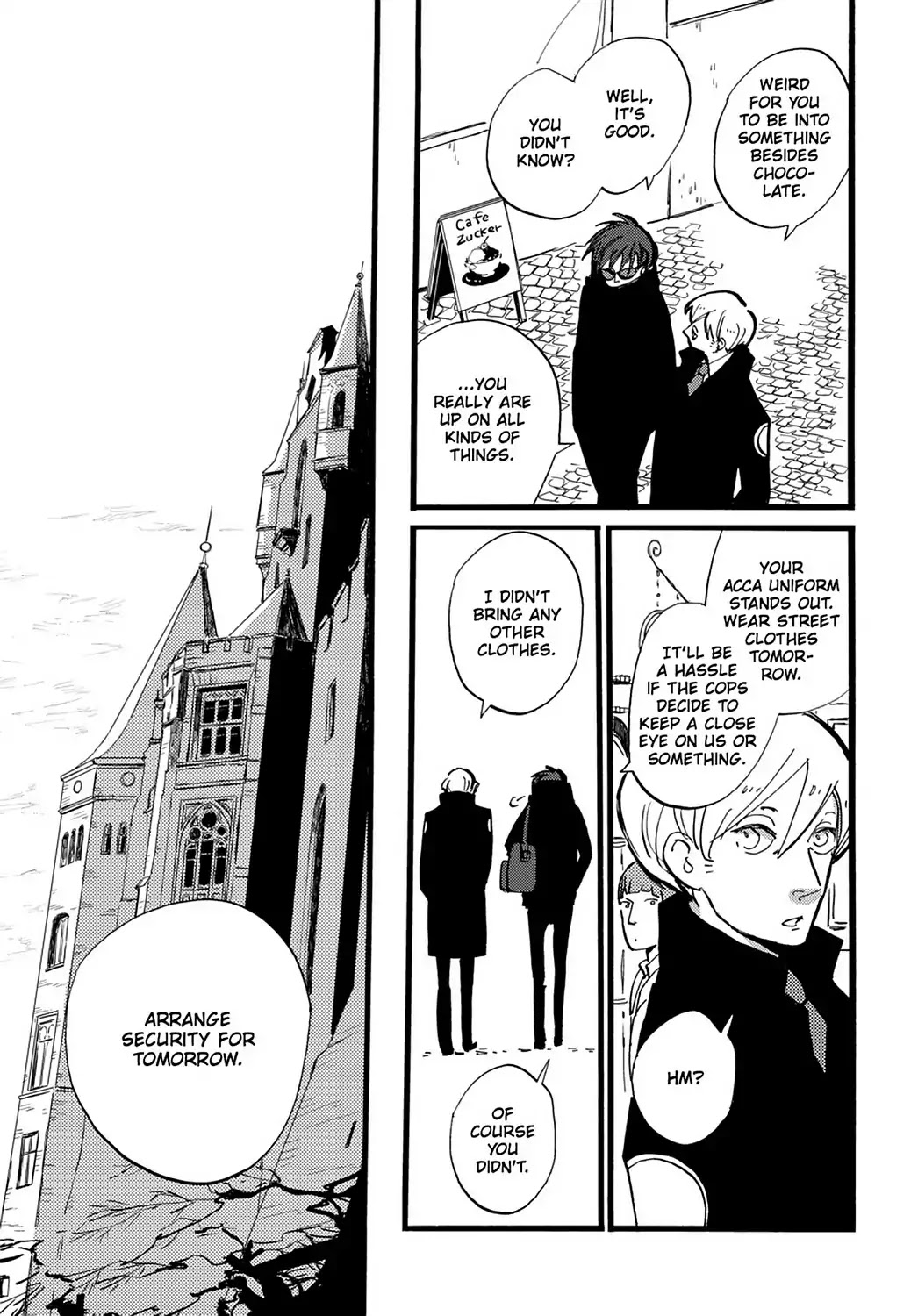 ACCA - 13-ku Kansatsuka Chapter 20 page 22 - Chapter 20: Considering the Coup d'Etat in Dowa
