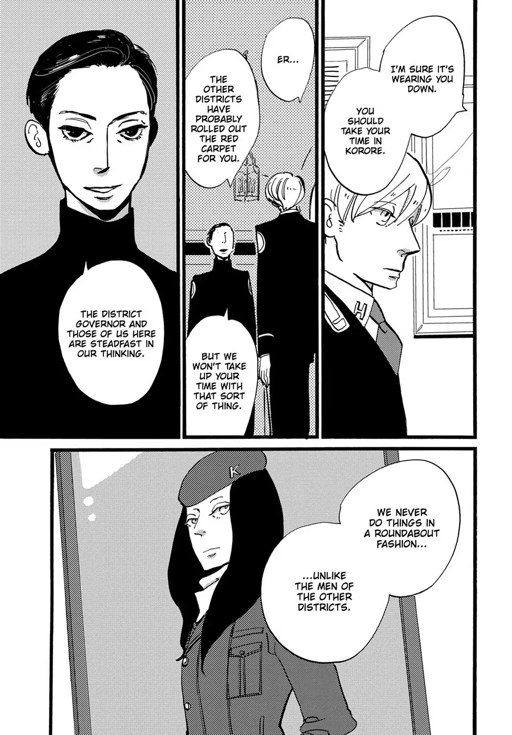 ACCA - 13-ku Kansatsuka Chapter 22 page 22 - Chapter 22: An Unexpected Encounter with the Truth in Korore