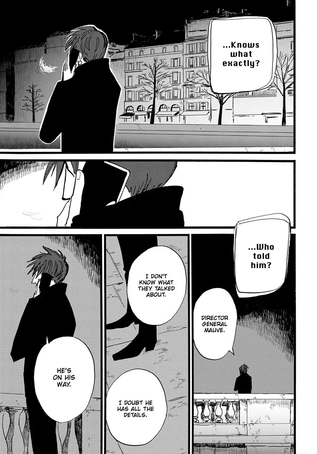 ACCA - 13-ku Kansatsuka Chapter 23 page 21 - Chapter 23: Two on the Bridge in Korore